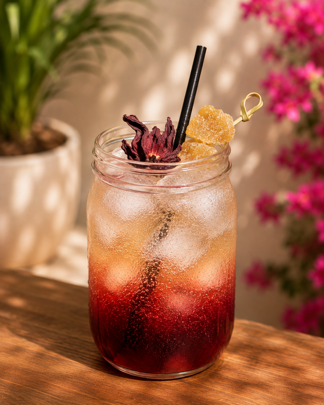Hibiscus Ginger Spritz